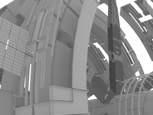 Space Station Model 3D