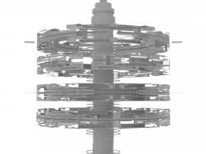 Space Station Model 3D