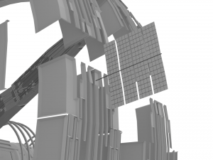 Space Station Model 3D
