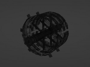 Space Station Model 3D