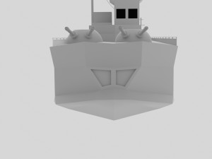 Warship Lowpoloy 3D Модель