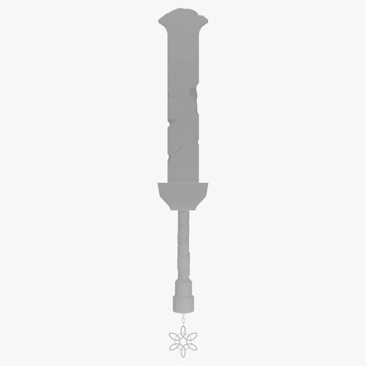 Broken Sword 3D Model .c4d .max .obj .3ds .fbx .stl .blend 