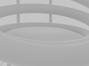 Round Single Sofa 3D 모델