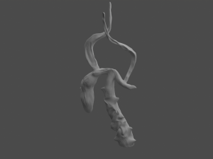 Abstract Tree Trunk Sculpt 3D मॉडल
