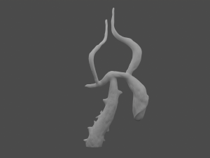 Abstract Tree Trunk Sculpt 3D मॉडल