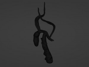 Abstract Tree Trunk Sculpt 3D मॉडल