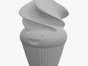 Cupcake Character 3D मॉडल