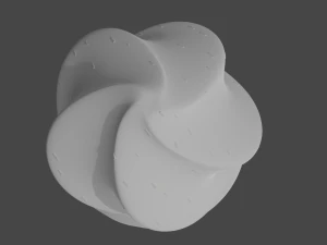 컵케이크 캐릭터 3D 모델