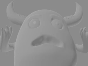 Ghost Cartoon 3D Model