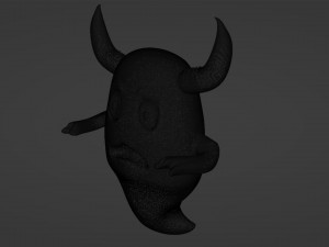 Ghost Cartoon Modelo 3D