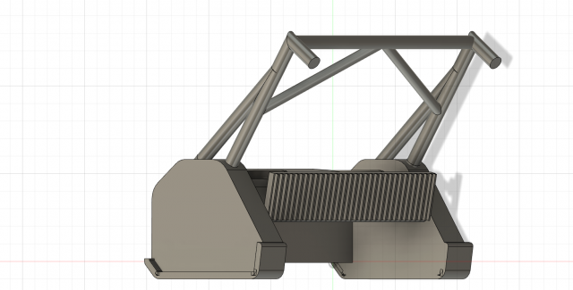 Forestry mulcher -broyeur 3D 模型 .c4d .max .obj .3ds .fbx .stl .blend 