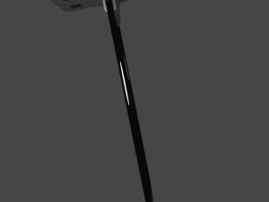 Restroom Sign - Wall Mounted 3D Model