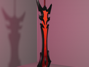 Aatrox Sword 3D Model
