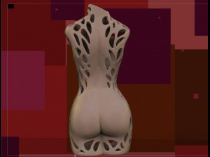 Woman vase sculpture bust Modelo 3D
