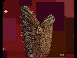 PENCIL HOLDER 3D MODEL FOR 3D PRINTER - SEA MONSTER 3D Print Model