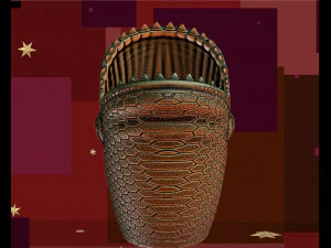 PENCIL HOLDER 3D MODEL FOR 3D PRINTER - SEA MONSTER 3D Print Model