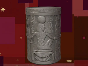 3D 프린터 또는 CNC 기계용 3D 모델 연필용 유리 또는 연필 케이스 3D 프린트 모델