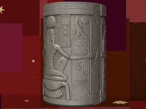 3D 프린터 또는 CNC 기계용 3D 모델 연필용 유리 또는 연필 케이스 3D 프린트 모델