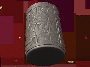 3D 프린터 또는 CNC 기계용 3D 모델 연필용 유리 또는 연필 케이스 3D 프린트 모델