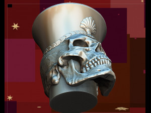 Skull pencil holder for 3d printer 3D Print Model