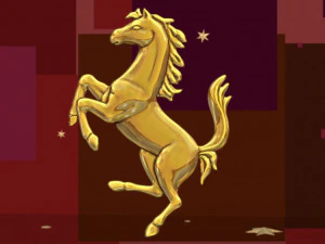 für CNC- und 3D-Drucker Ferrari-Autoplakette 3D Druckmodell