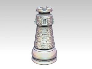 for 3D printers and CNC machines chess 3D Model