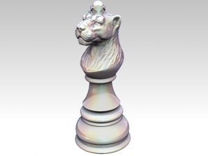 for 3D printers and CNC machines chess 3D 模型