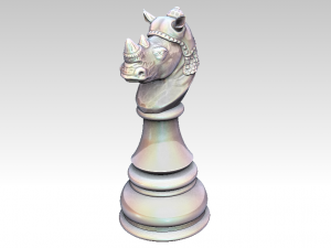 for 3D printers and CNC machines chess 3D 模型