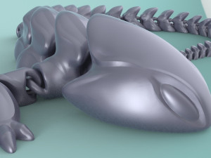 For 3D printer Dragon 3D Model
