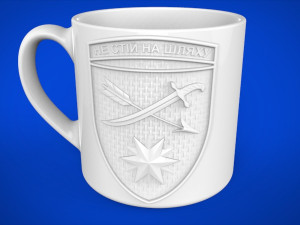 3D MODEL FOR A 3D PRINTER MUG 3D मॉडल