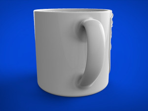 3D MODEL FOR A 3D PRINTER MUG 3D मॉडल