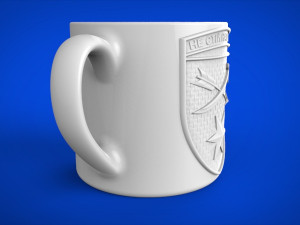 3D MODEL FOR A 3D PRINTER MUG 3D मॉडल