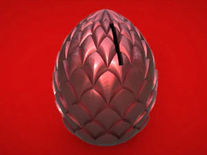 3Dプリンター用貯金箱 3Dモデル