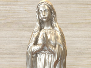 for CNC and 3D printer MARYVIRGINSTATUE 3D Model
