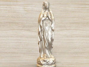 for CNC and 3D printer MARYVIRGINSTATUE 3D Model