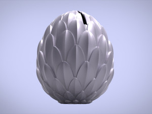 For 3D printer Dragon egg piggy bank Modelo 3D