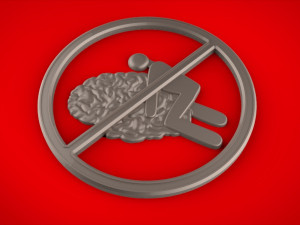3D MODEL FOR A 3D PRINTER SIGN DONT RAPE MY BRAIN 3D Model