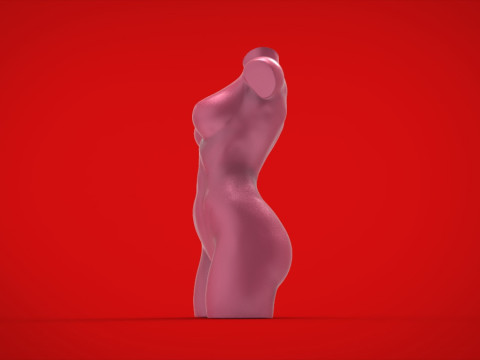 3D MODEL FOR A 3D PRINTER VASE 3D मॉडल
