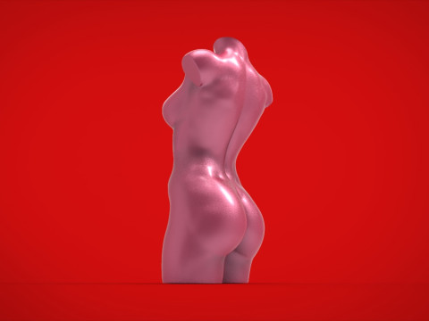 3D MODEL FOR A 3D PRINTER VASE 3D मॉडल