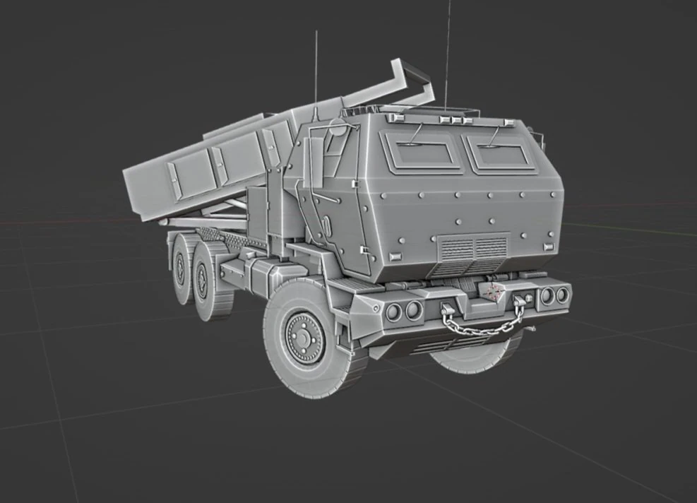 M142 Himars 3D Model .c4d .max .obj .3ds .fbx .stl .blend 