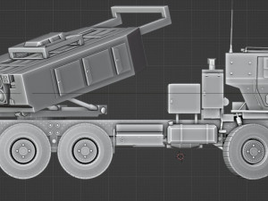 M142 Himars 3Dモデル