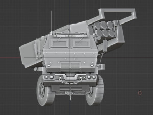 M142 Himars 3Dモデル
