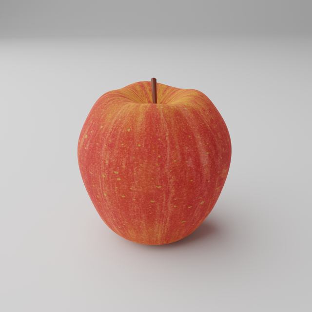 Apple 3D-Modell .c4d .max .obj .3ds .fbx .stl .blend 