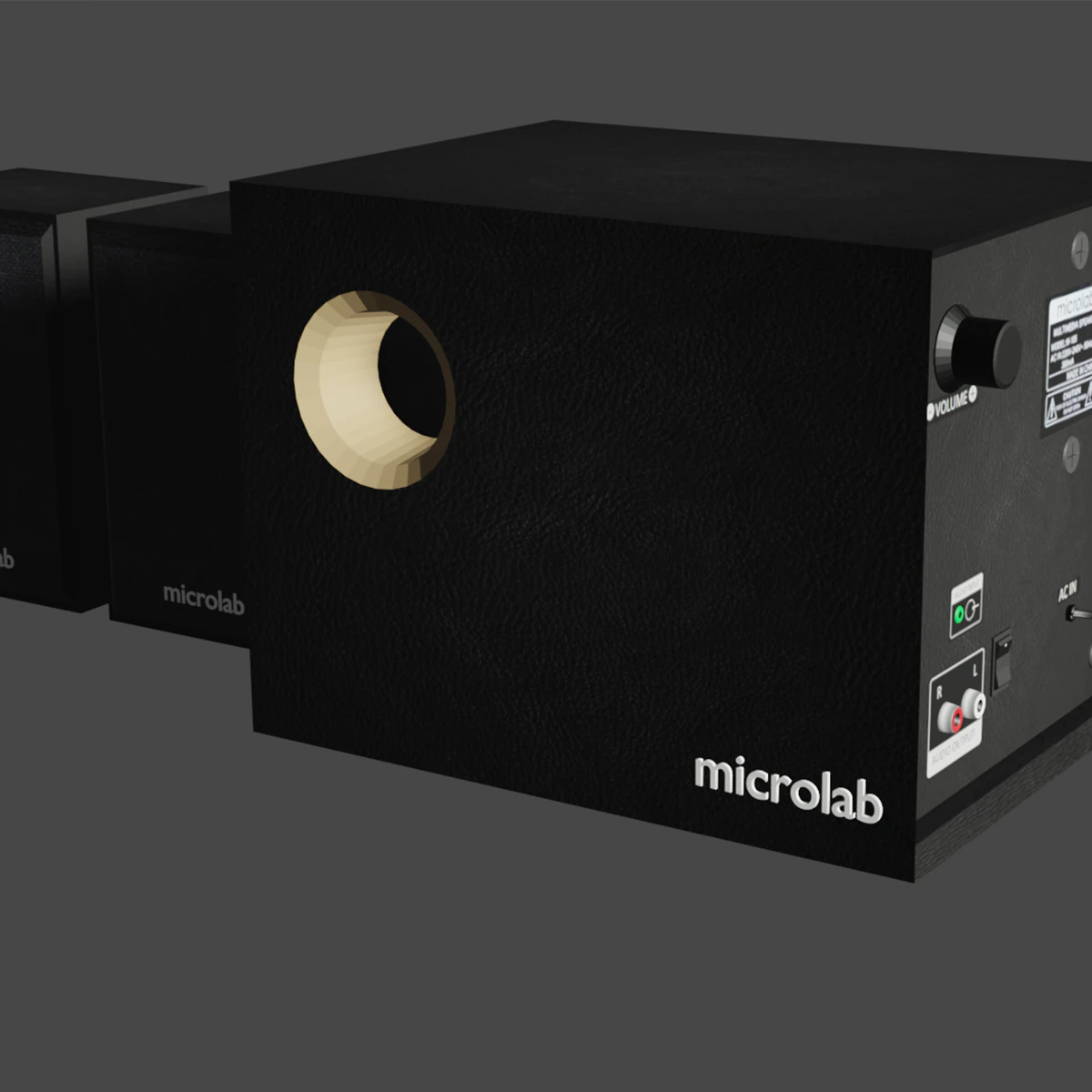 Microlab kalonka 3D Model .c4d .max .obj .3ds .fbx .stl .blend