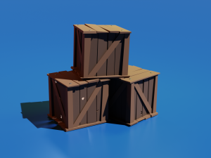 Crates 3D Model