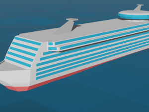 Ships Pack Lowpoly 3D Модель