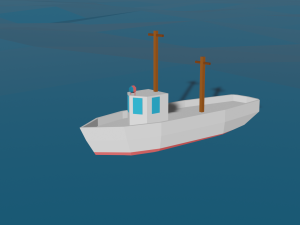 Ships Pack Lowpoly 3D Модель