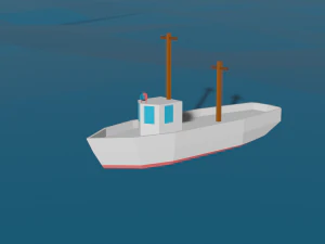 Ships Pack Lowpoly 3D Model