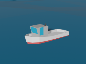 Ships Pack Lowpoly 3D Модель