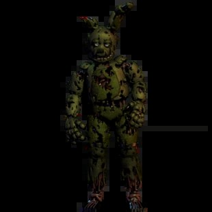 Spirngtrap damage Model 3D .c4d .max .obj .3ds .fbx .stl .blend 